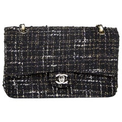 Chanel Navy Tweed Flap Bag