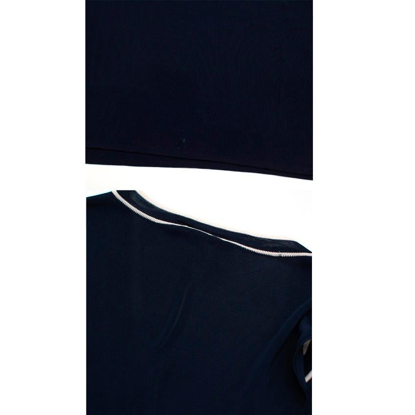 Women's Chanel Navy Uniform Knit Vest - Size US 12