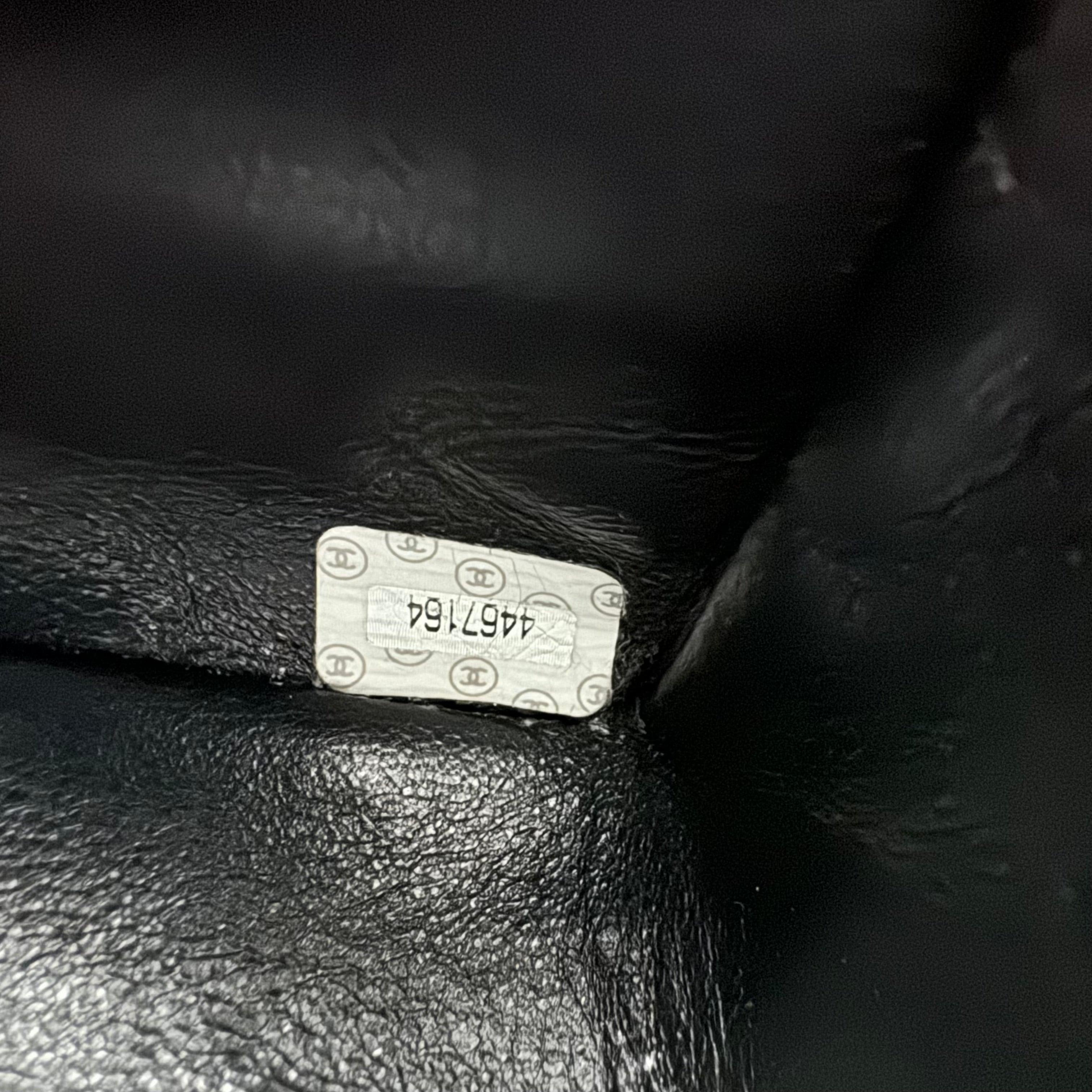 Chanel Navy Velvet Shoulder Flap Blackpack Vintage Silver HW, 1996 en venta 8