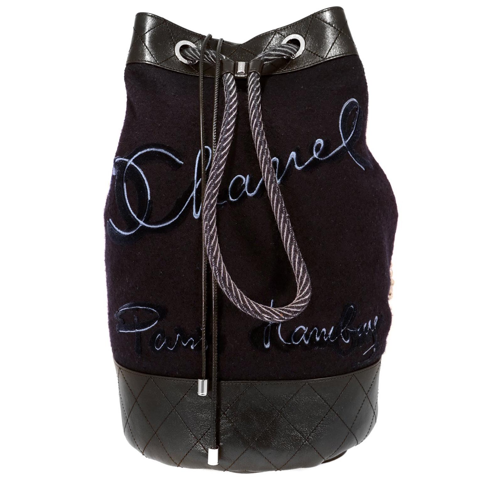 CHANEL Super Rare Mini Velvet Backpack 1990's MINT at 1stDibs