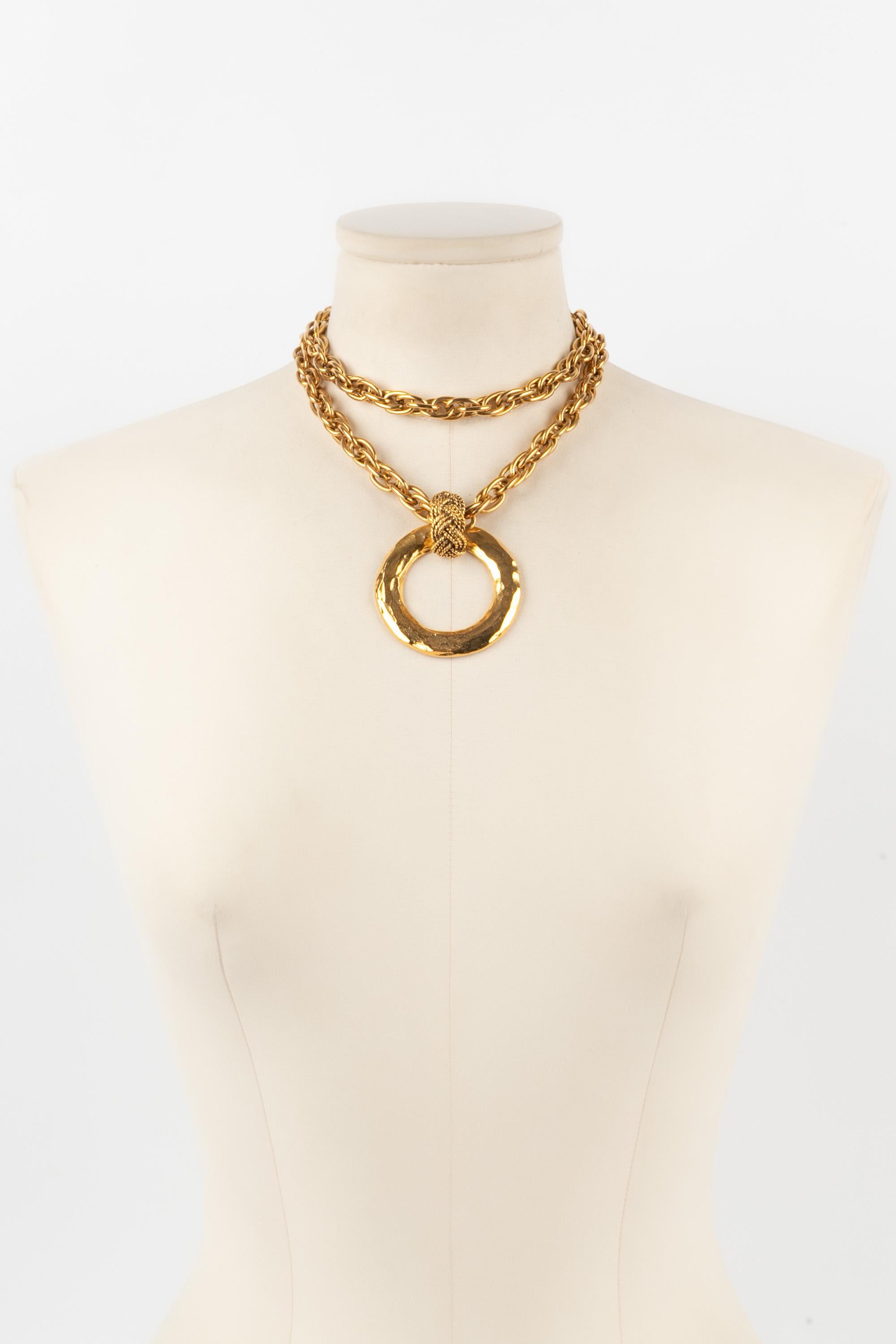 Chanel necklace 1980s In Excellent Condition For Sale In SAINT-OUEN-SUR-SEINE, FR