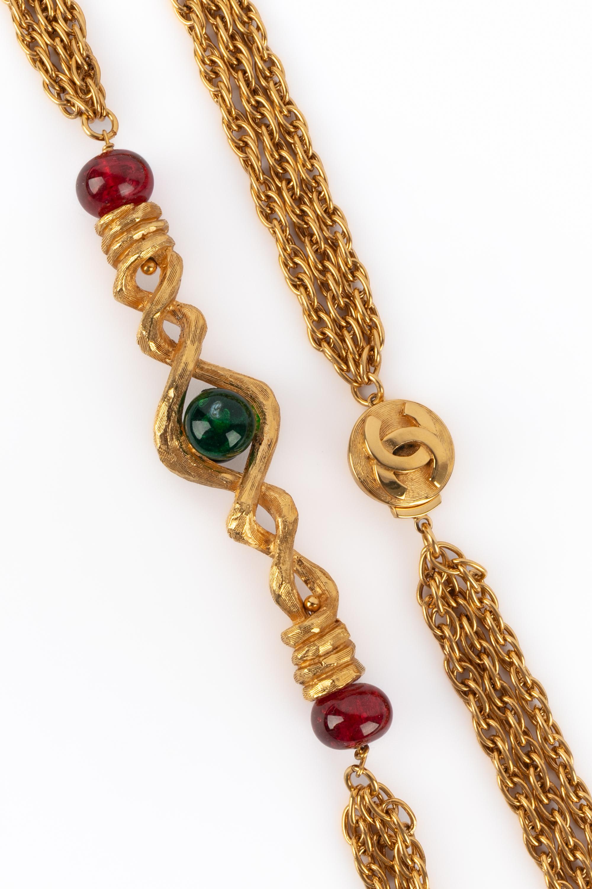 Collana Chanel anni '80 In condizioni ottime in vendita a SAINT-OUEN-SUR-SEINE, FR