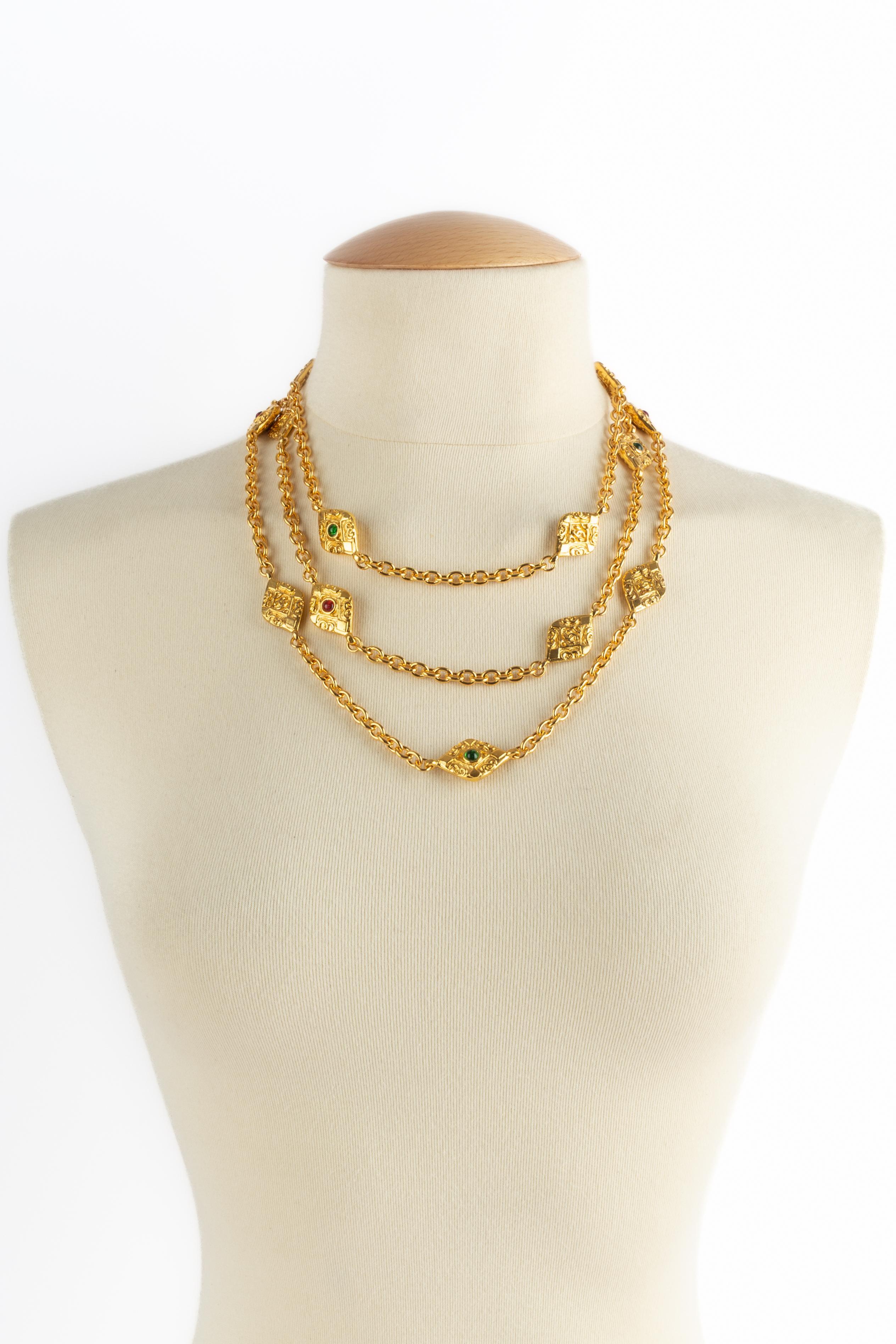Collier Chanel des années 1980 Excellent état - En vente à SAINT-OUEN-SUR-SEINE, FR