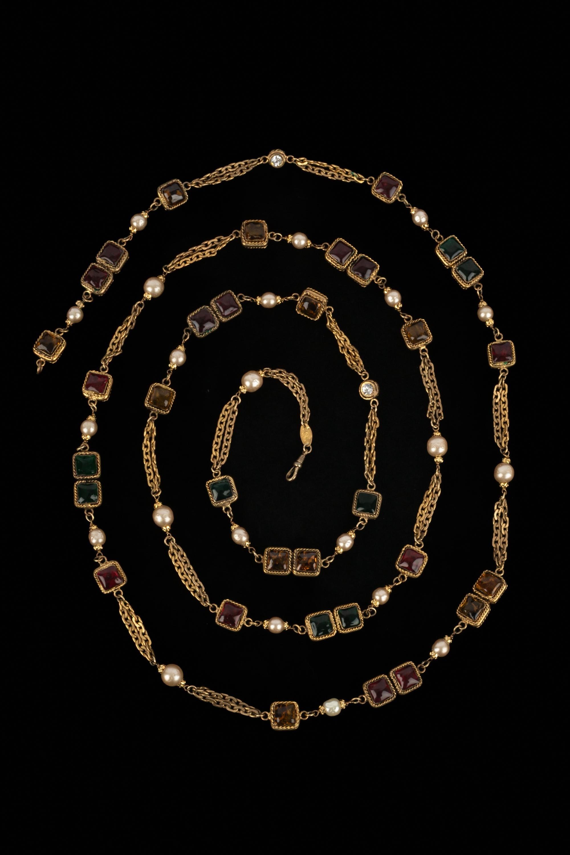 Chanel Halskette 1983 im Zustand „Hervorragend“ im Angebot in SAINT-OUEN-SUR-SEINE, FR