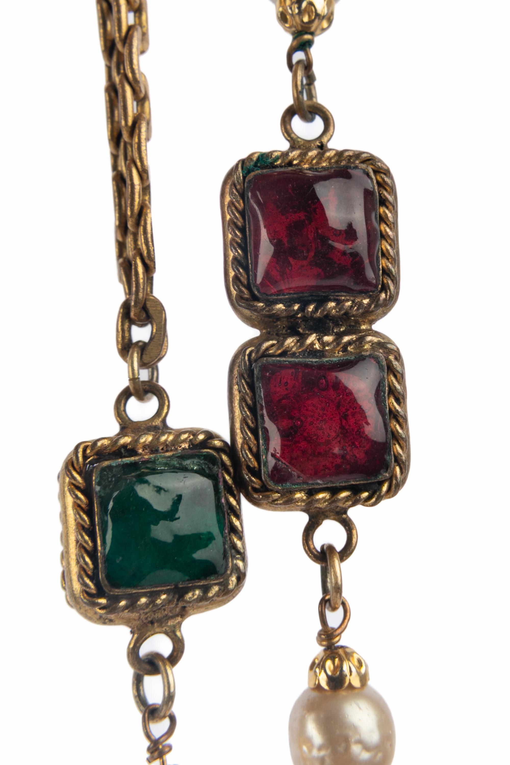 Chanel Halskette 1983 im Angebot 4