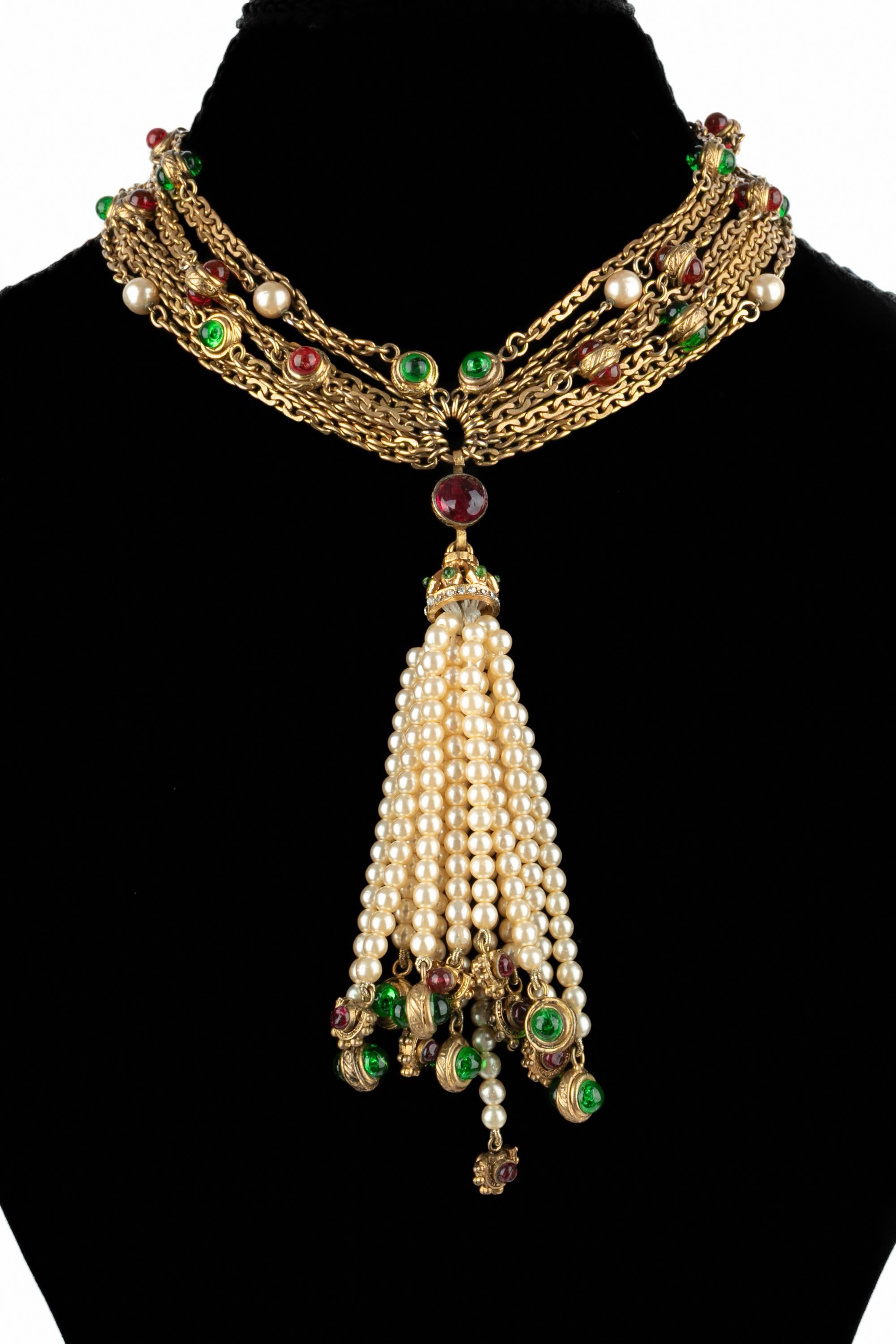 Collier Chanel 1984 en vente 11