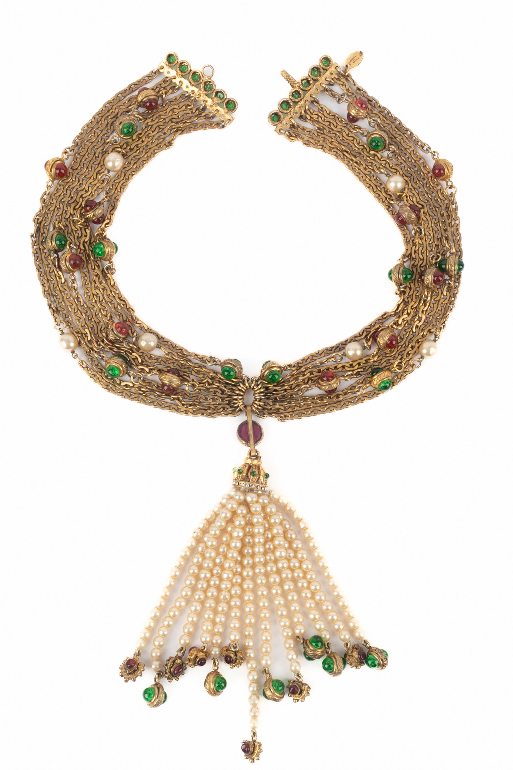 Collier Chanel 1984 en vente 2