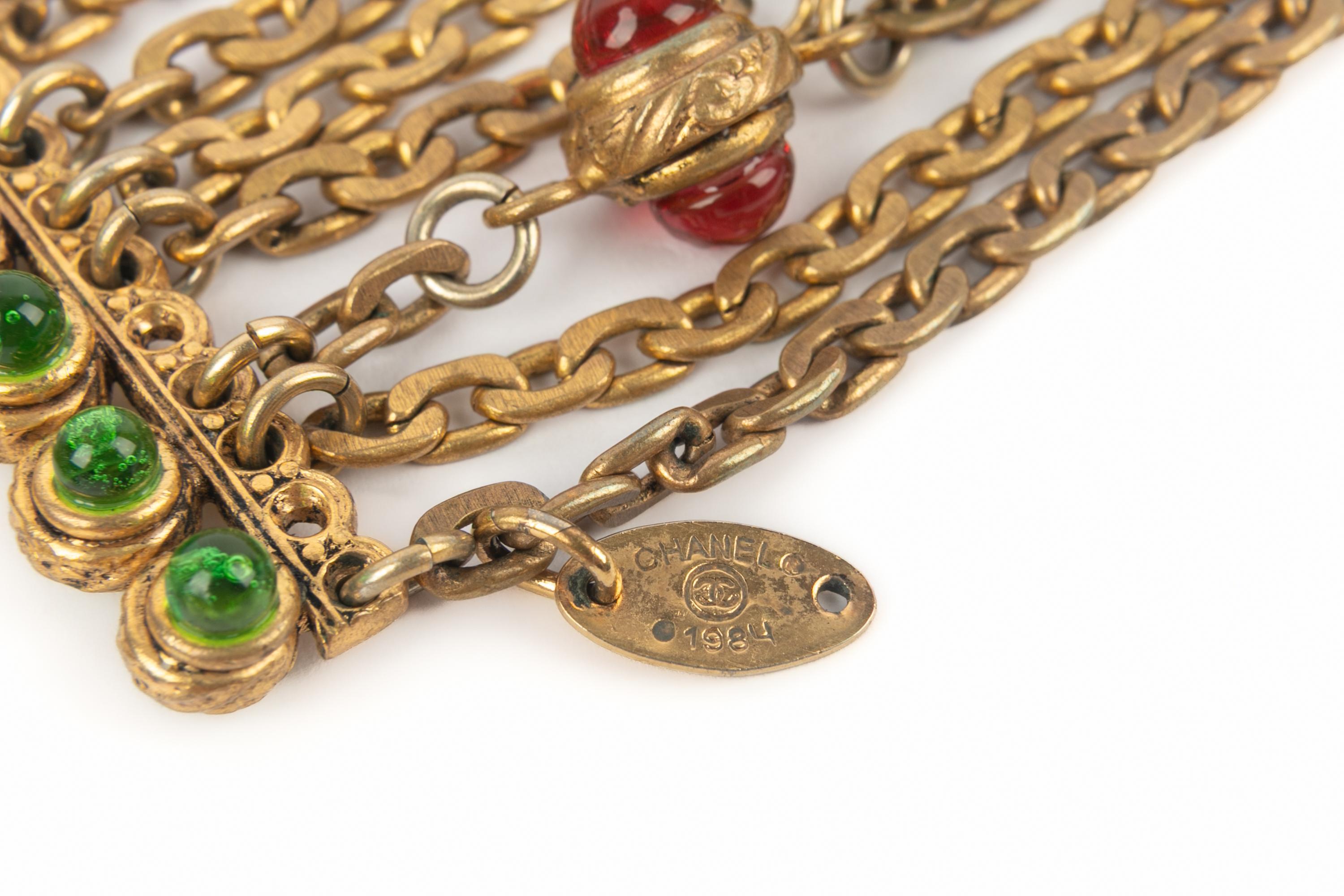 Collier Chanel 1984 en vente 5