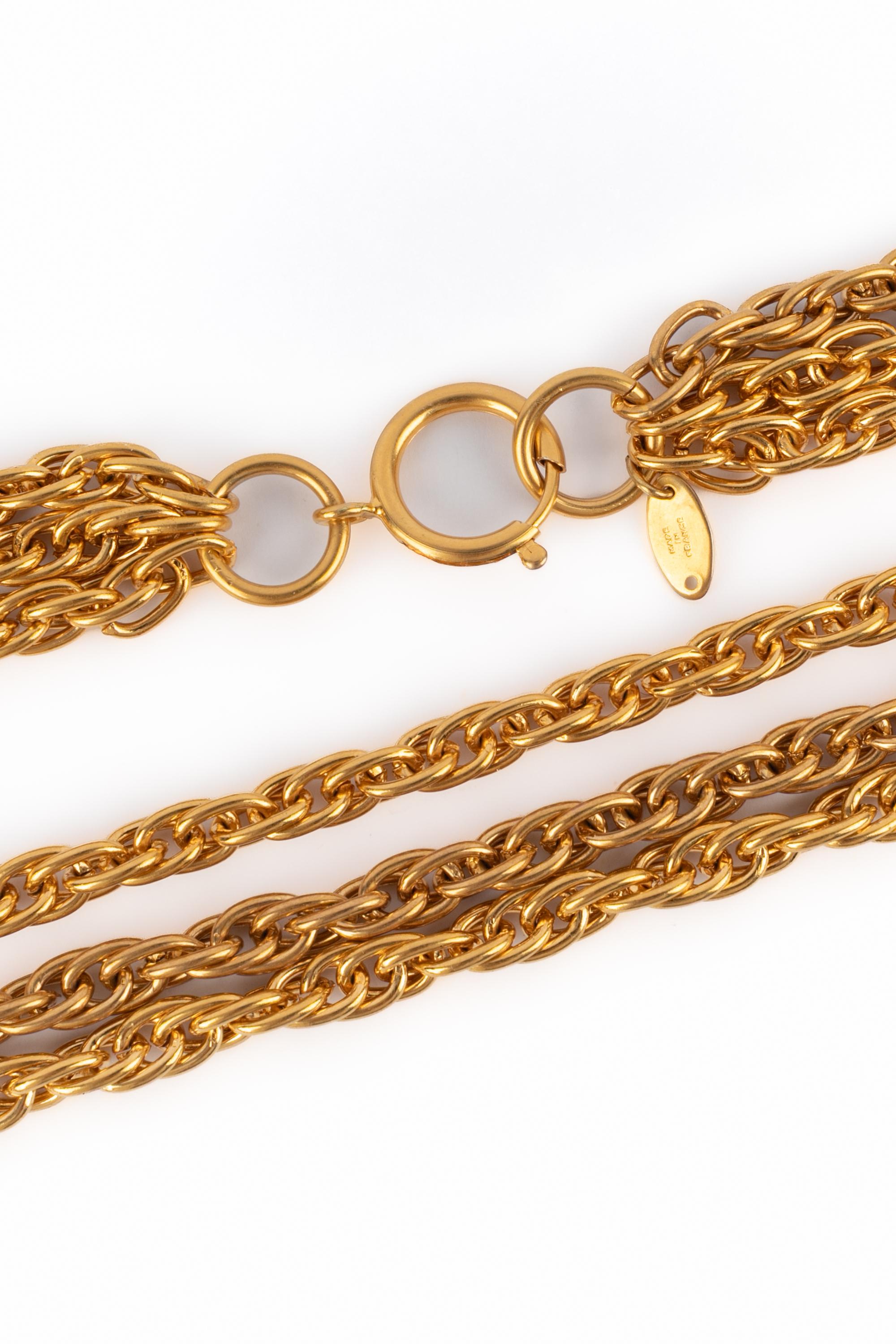 Chanel necklace 1985 In Excellent Condition For Sale In SAINT-OUEN-SUR-SEINE, FR