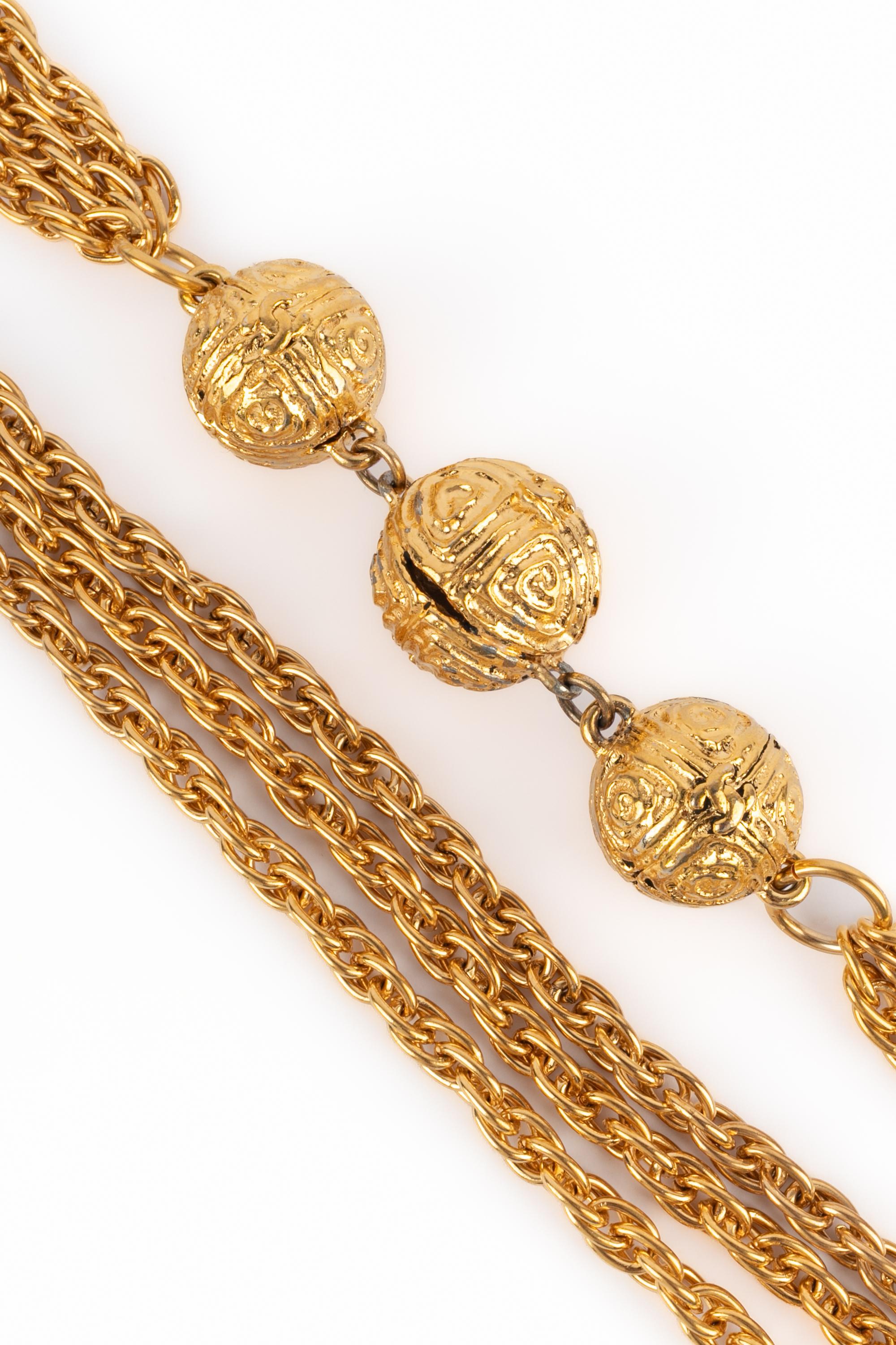 Women's Chanel necklace 1985 For Sale