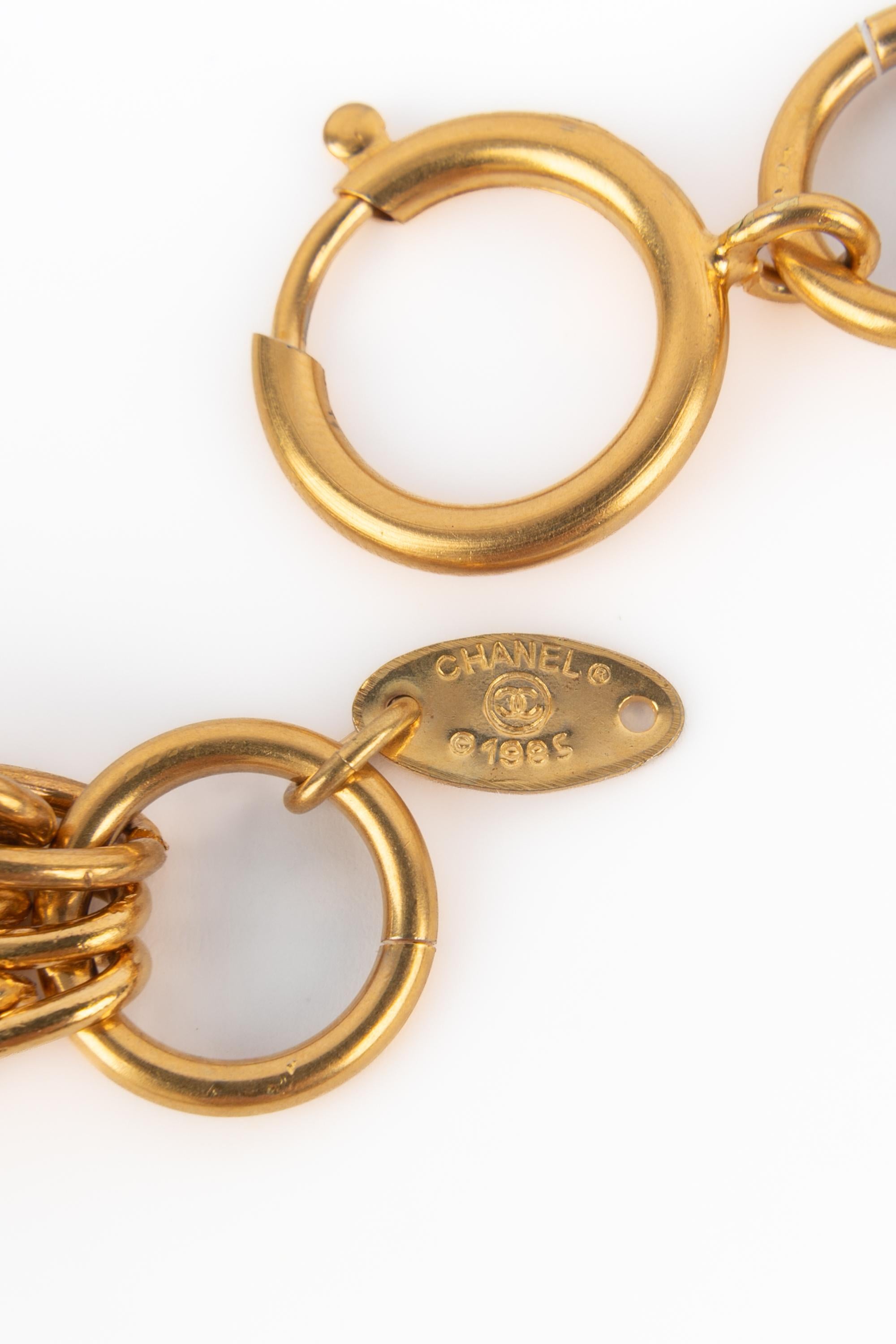 Chanel necklace 1985 For Sale 4