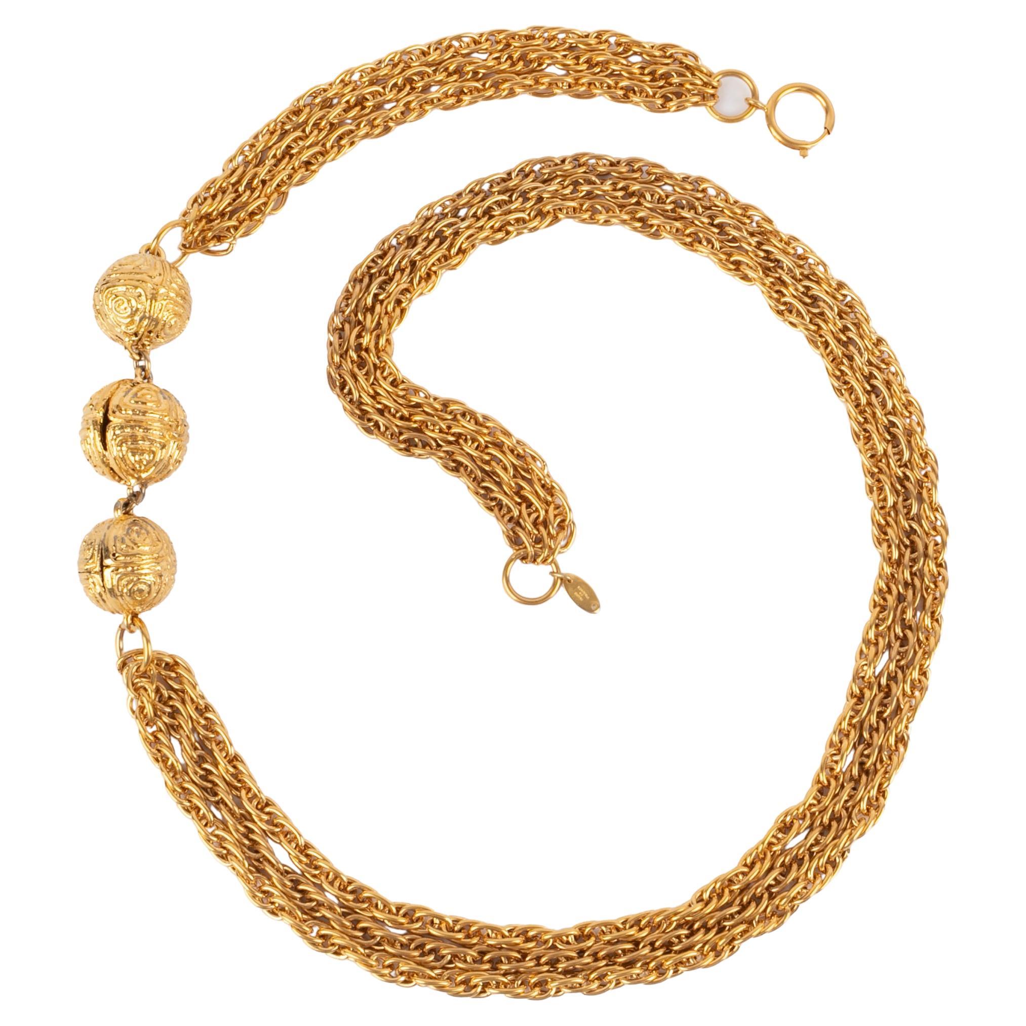 Chanel necklace 1985 For Sale