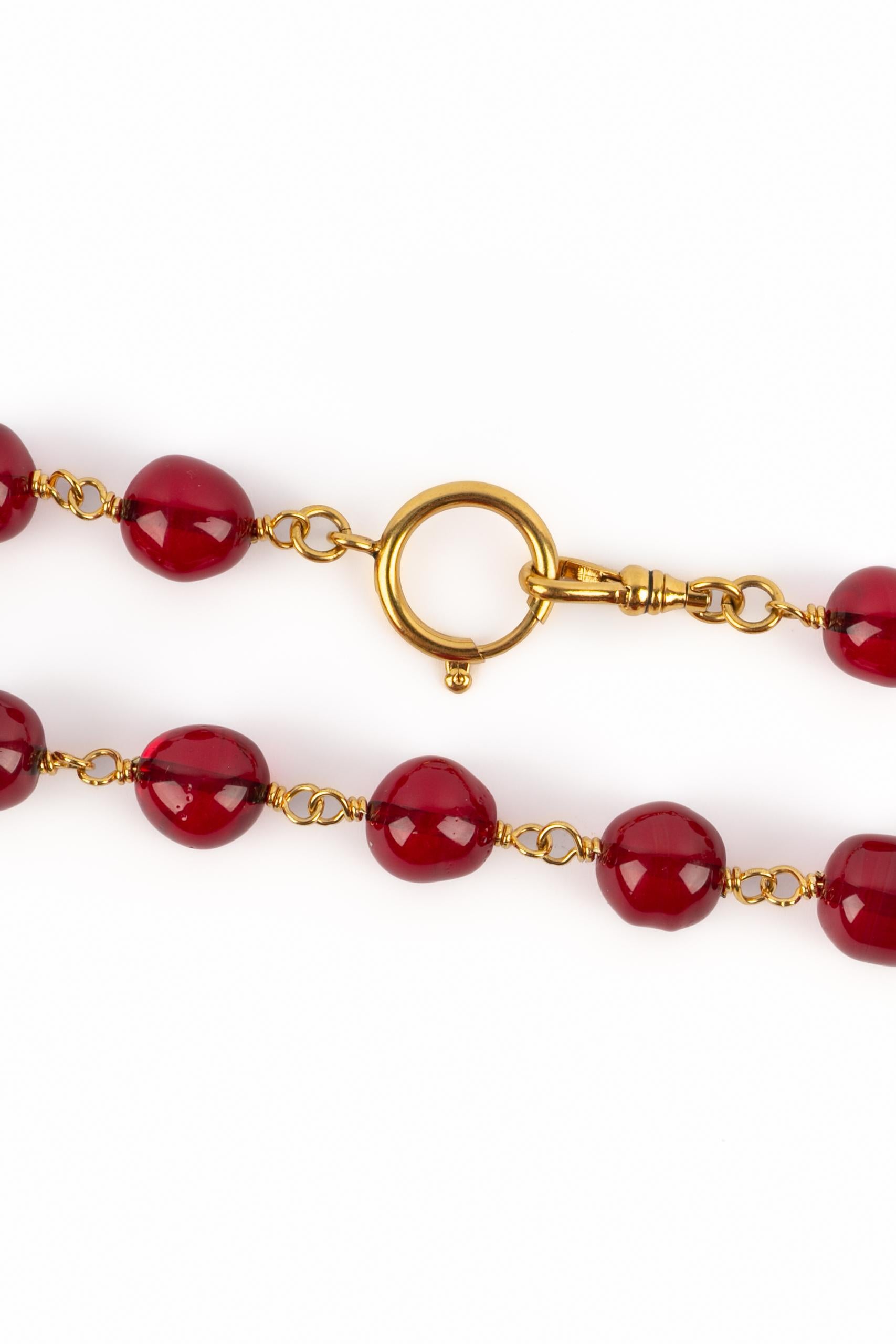 Collier Chanel des années 1990 Excellent état - En vente à SAINT-OUEN-SUR-SEINE, FR