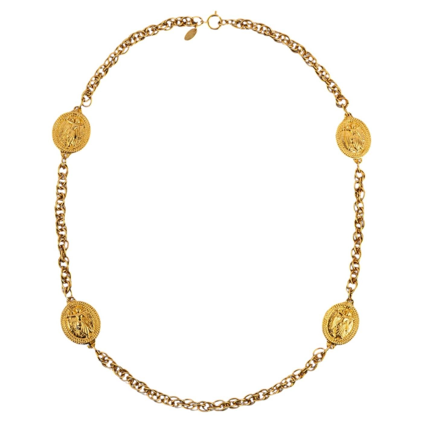 Collier Chanel for CIRCA par Karl Lagerfeld circa 1980 en vente