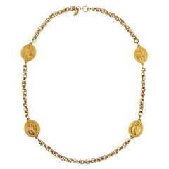 Chanel necklace angels by Karl Lagerfeld circa 1980