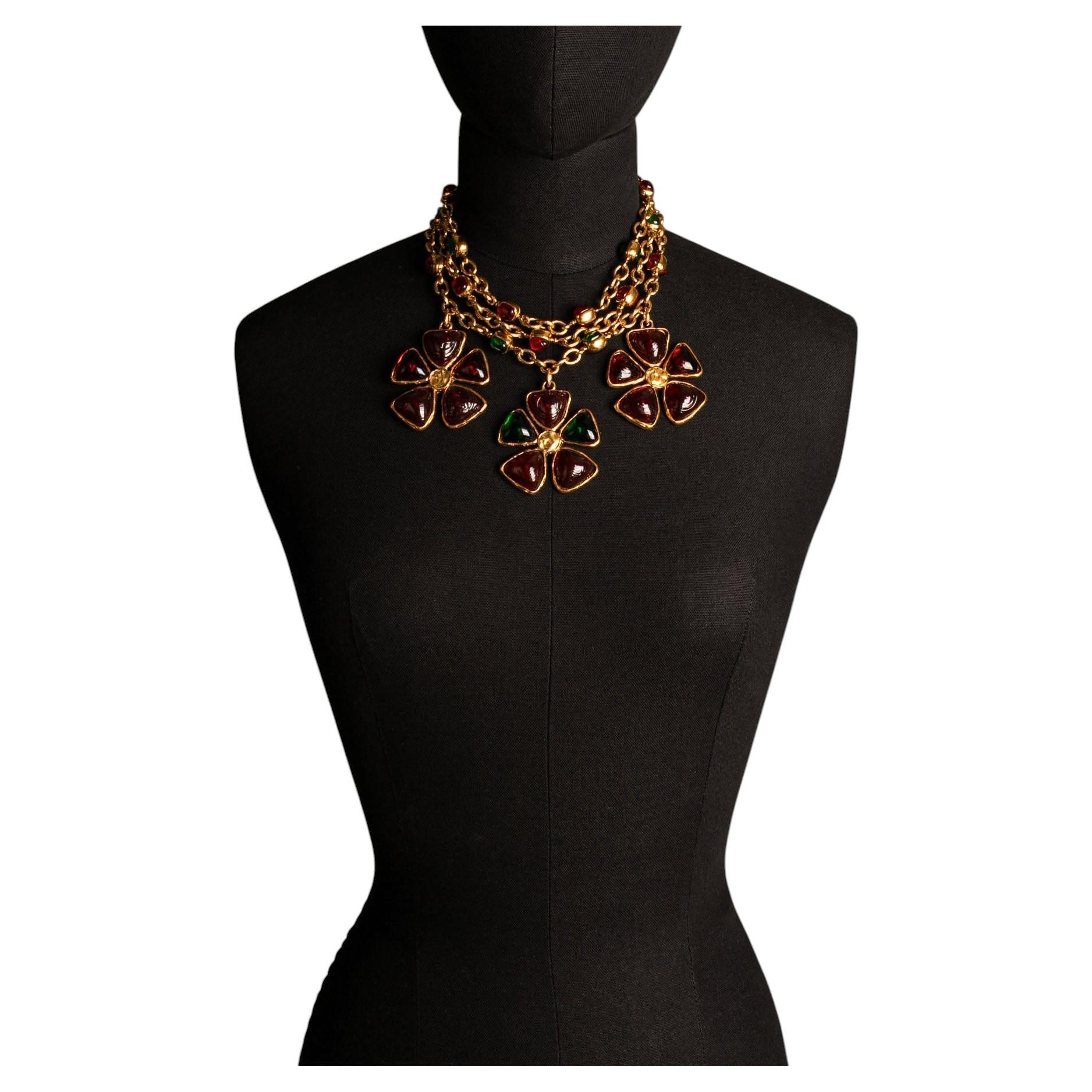 Chanel necklace by Karl Lagerfeld circa 1985 en vente