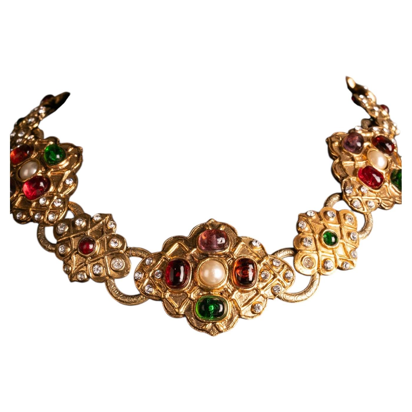 Collier Chanel par Karl Lagerfeld vers la fin des années 1980