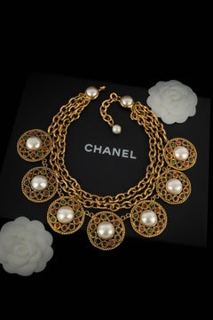 Chanel necklace by Karl Lagerfeld Fall-Winter 1990