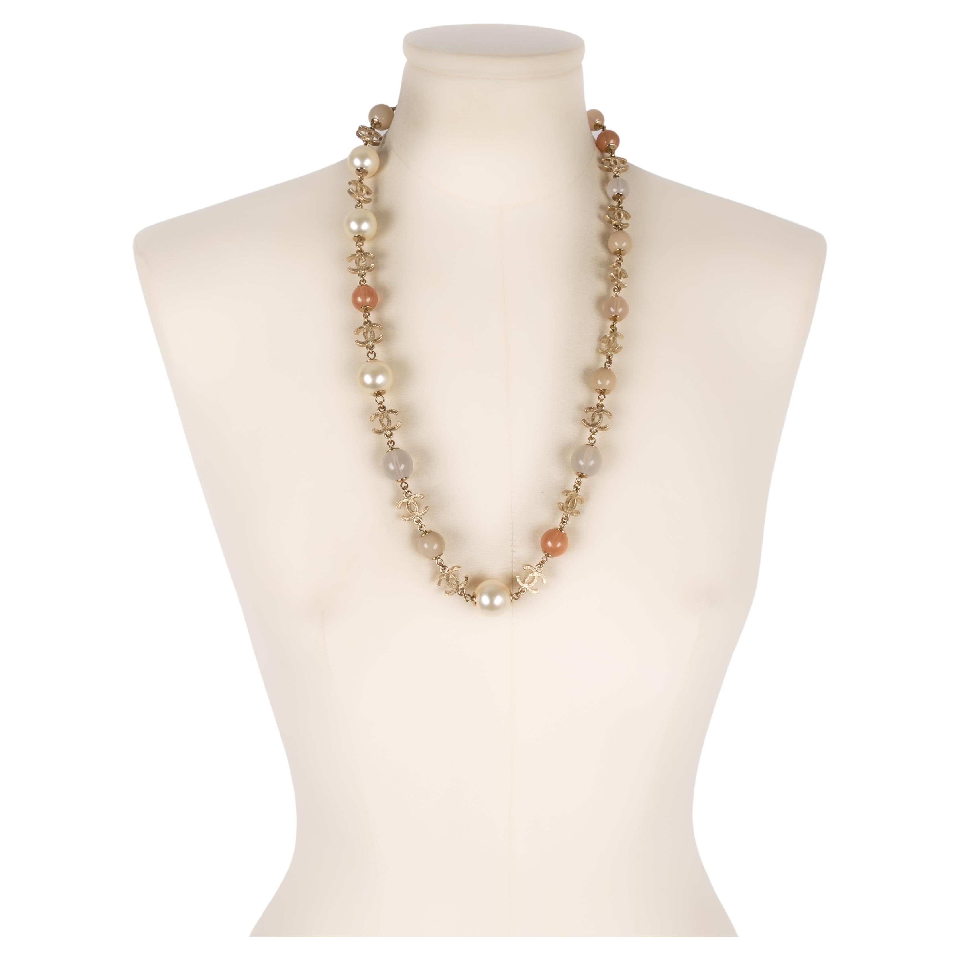 Christian Lacroix Enamelled Blue Necklace For Sale at 1stDibs