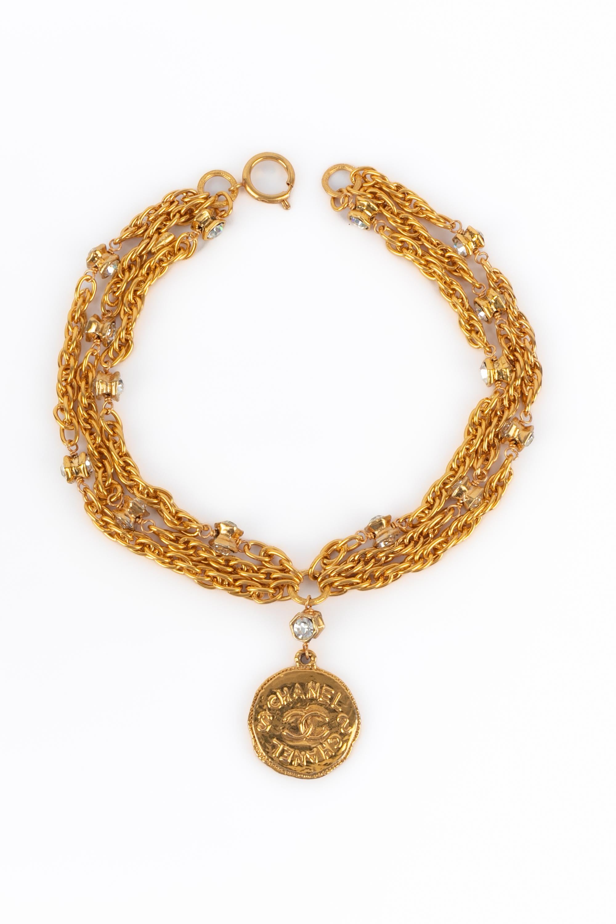 Chanel necklace In Excellent Condition For Sale In SAINT-OUEN-SUR-SEINE, FR