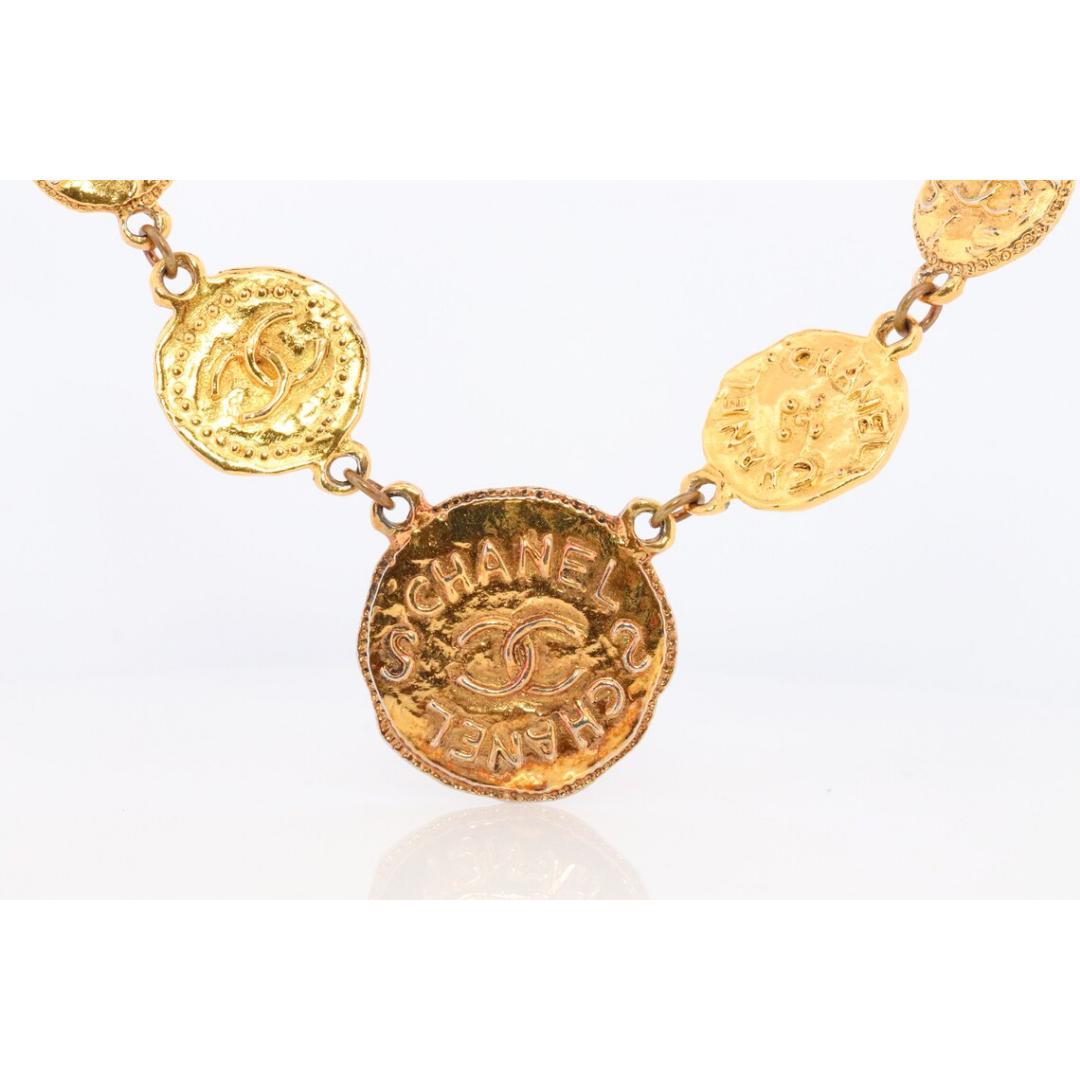 Chanel Halskette. Genuine CC CHANEL Runde LOGO Münze-Halskette. Scheibe Kette Halskette im Zustand „Gut“ im Angebot in Port Charlotte, FL