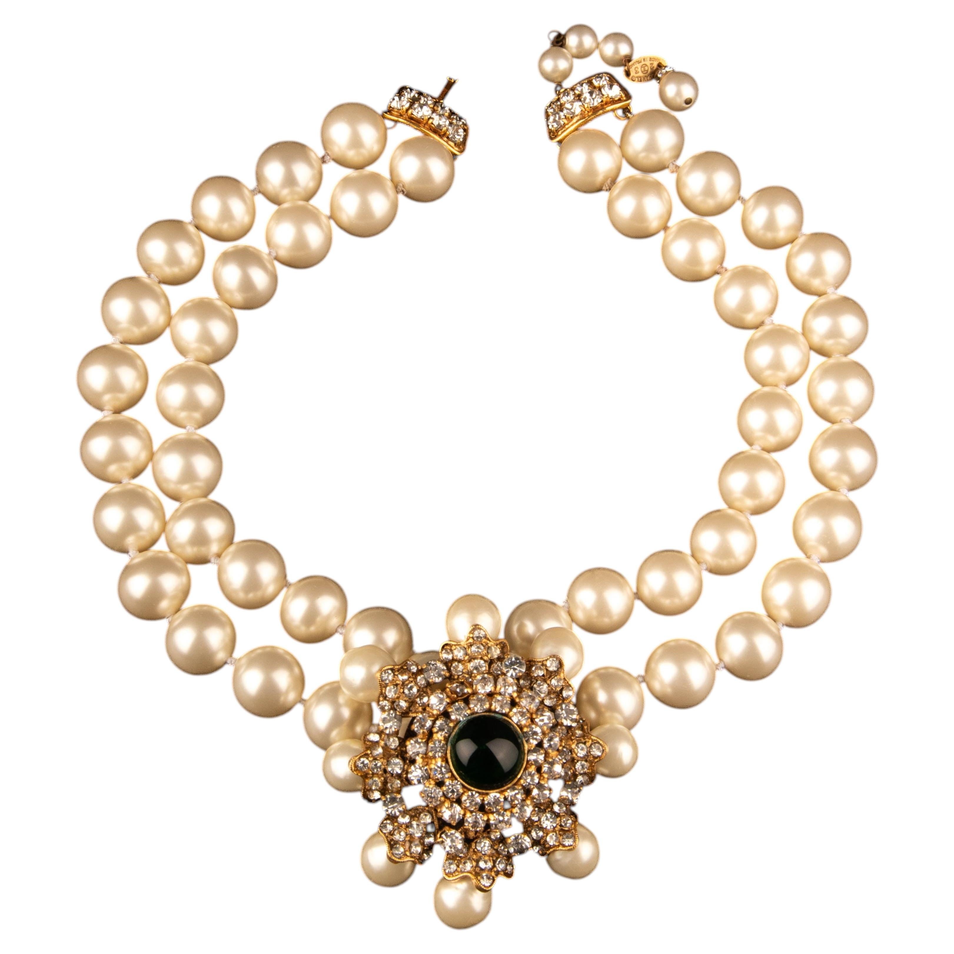 Chanel necklace Haute Couture by Karl Lagerfeld Winter 1991