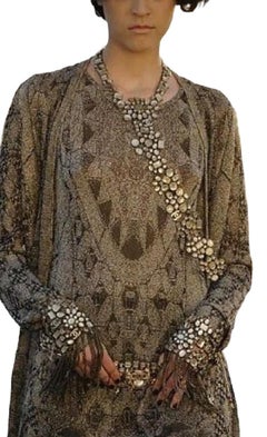 Chanel Necklace in Dark Silver Plated Metal