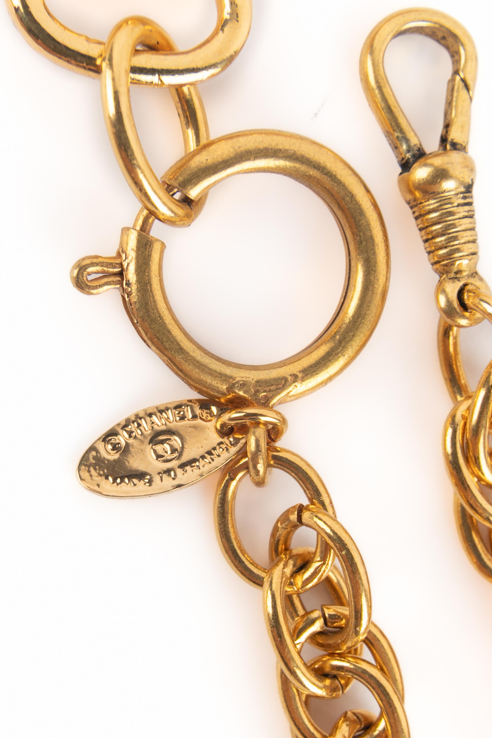 Collana Chanel con lente d'ingrandimento anni '80 in vendita 4