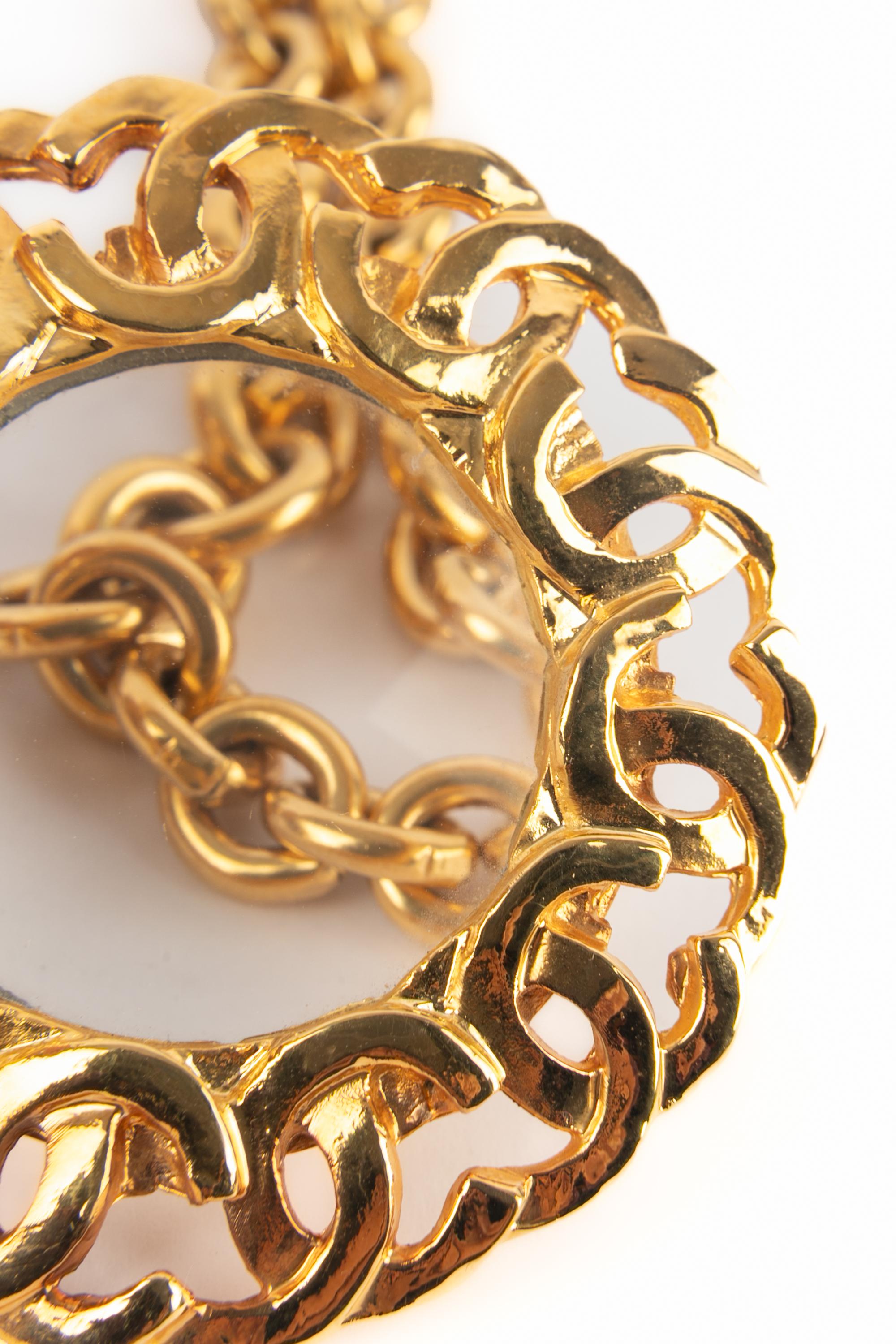 Chanel collana lente d'ingrandimento in vendita 2