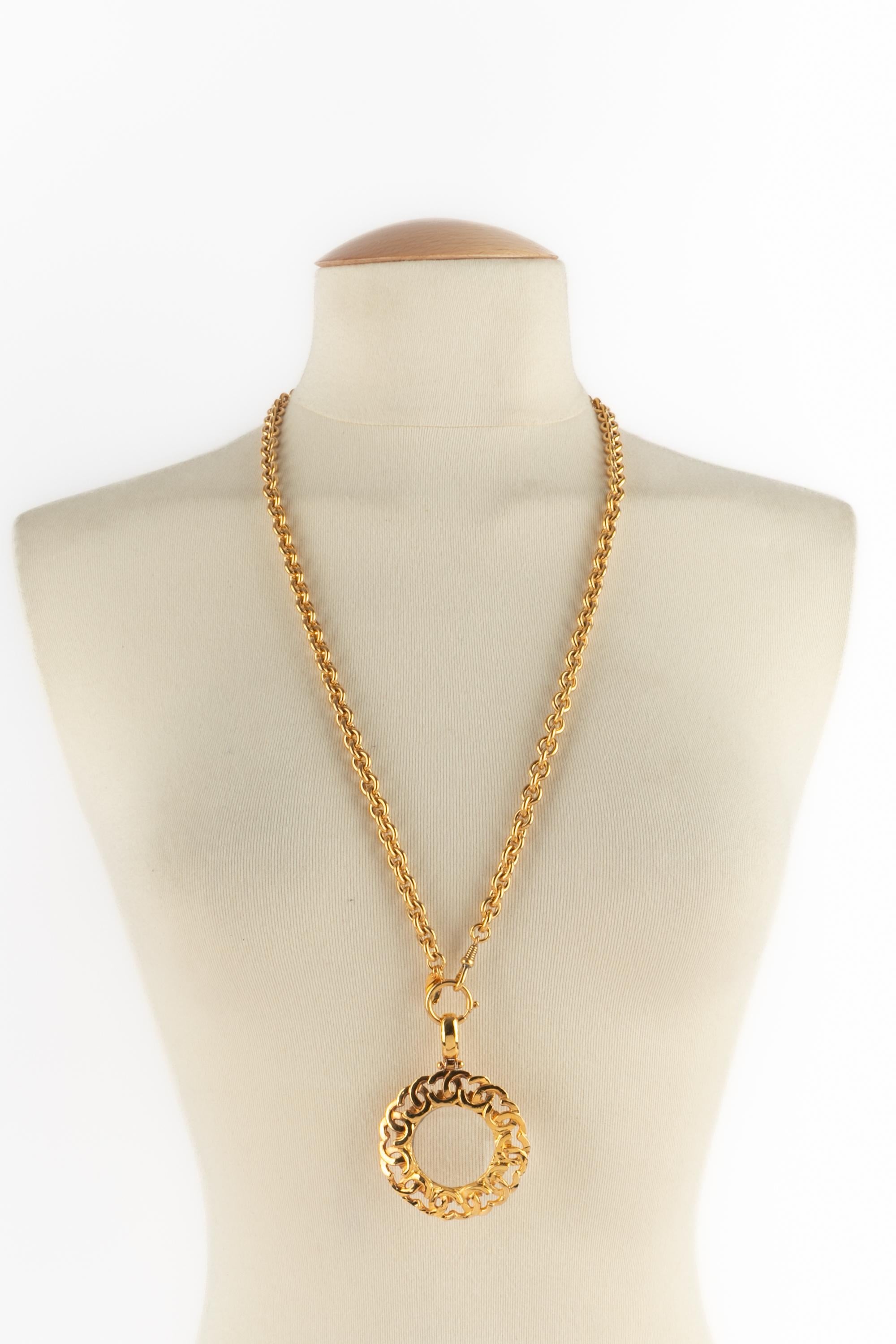Chanel collana lente d'ingrandimento in vendita 5