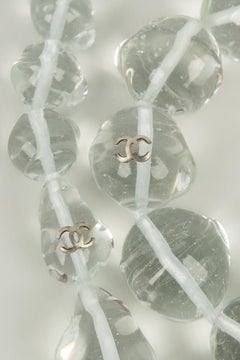 Chanel Halskette aus Barockglasperlen, 1998