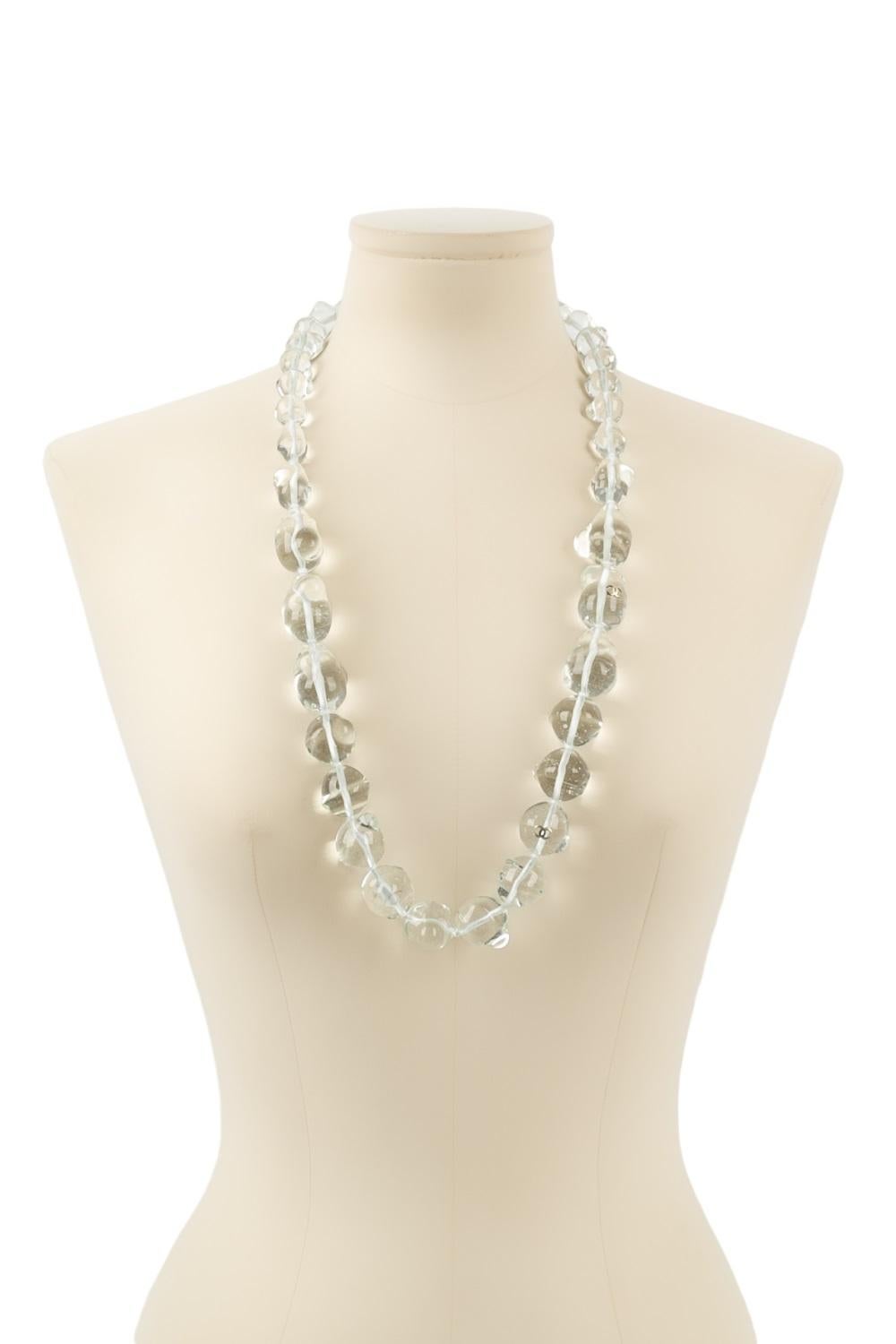 Chanel Halskette aus Barockglasperlen, 1998 im Angebot 2