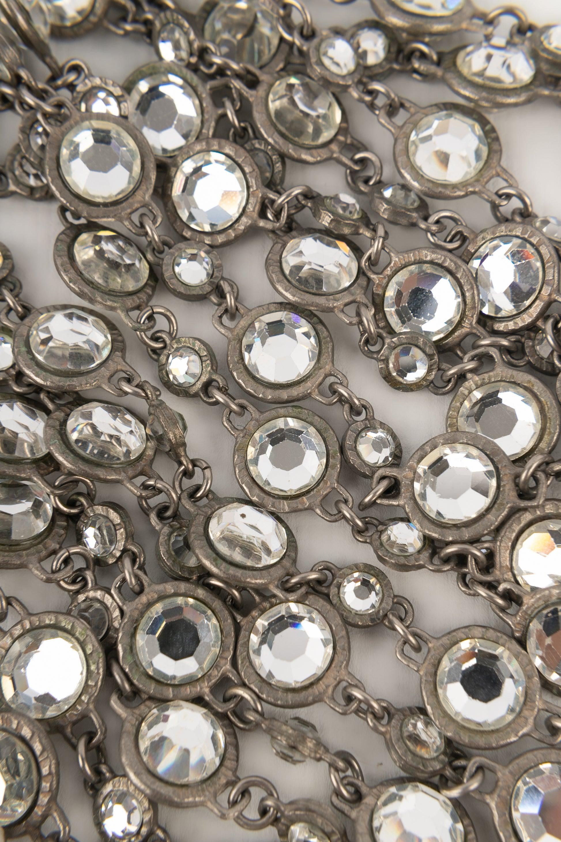 Chanel Necklace Ornamented Rhinestones, 1998 1