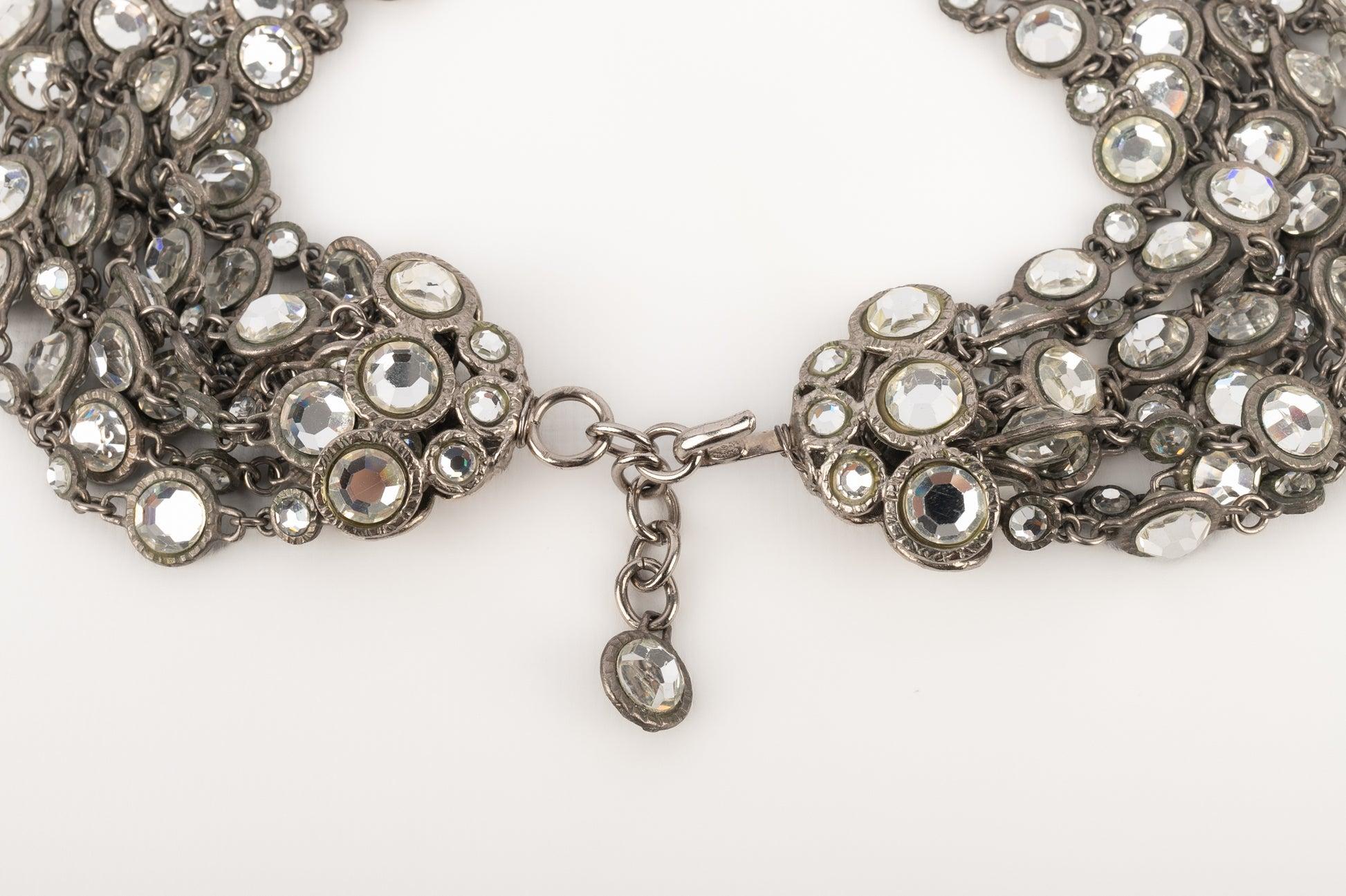Chanel Necklace Ornamented Rhinestones, 1998 2