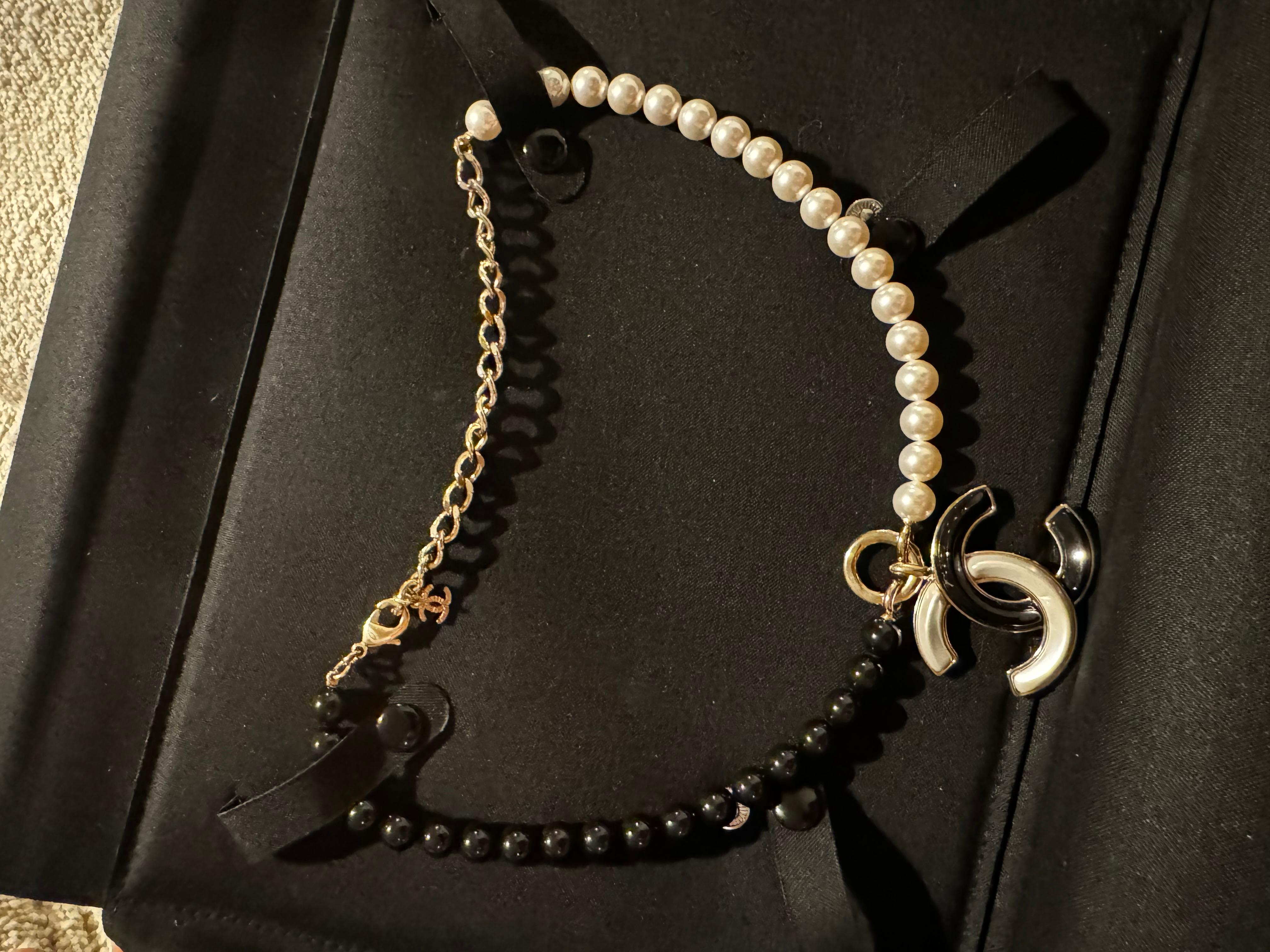 chanel bead necklace