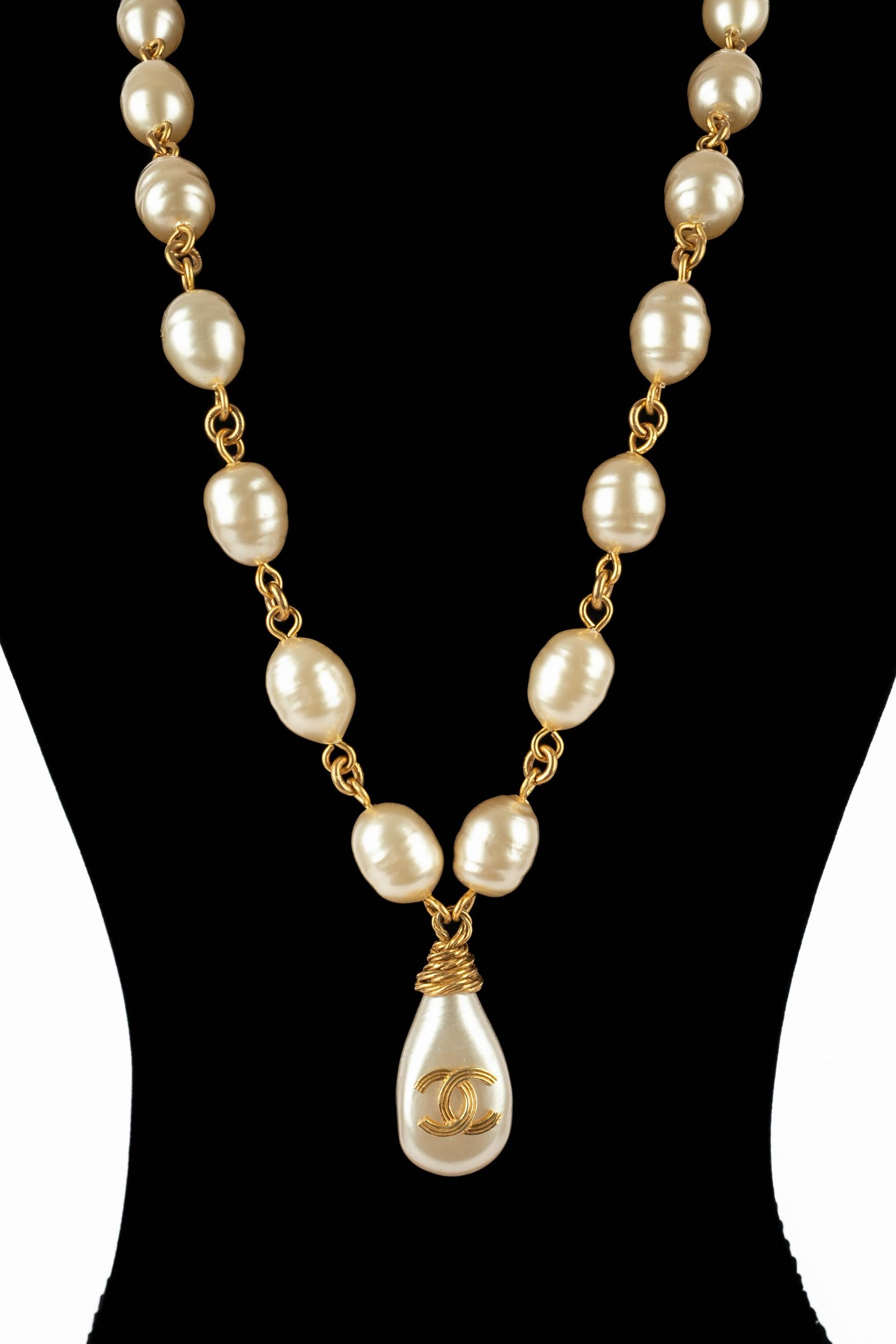 Chanel necklace Spring 1994 In Excellent Condition For Sale In SAINT-OUEN-SUR-SEINE, FR