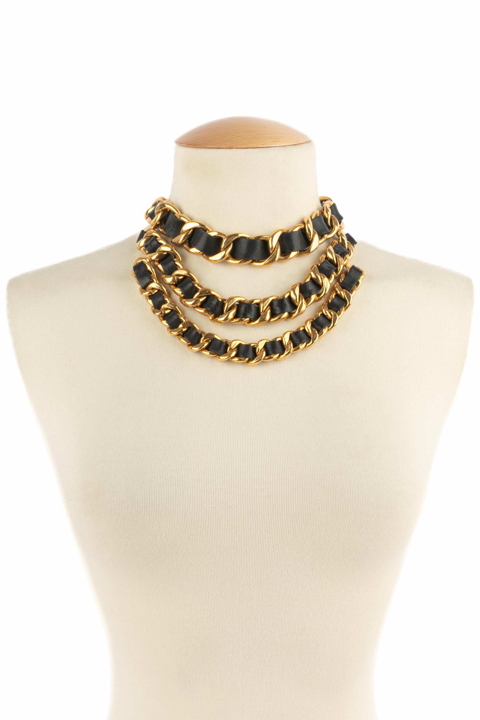 Chanel necklace Winter 1991 For Sale 4