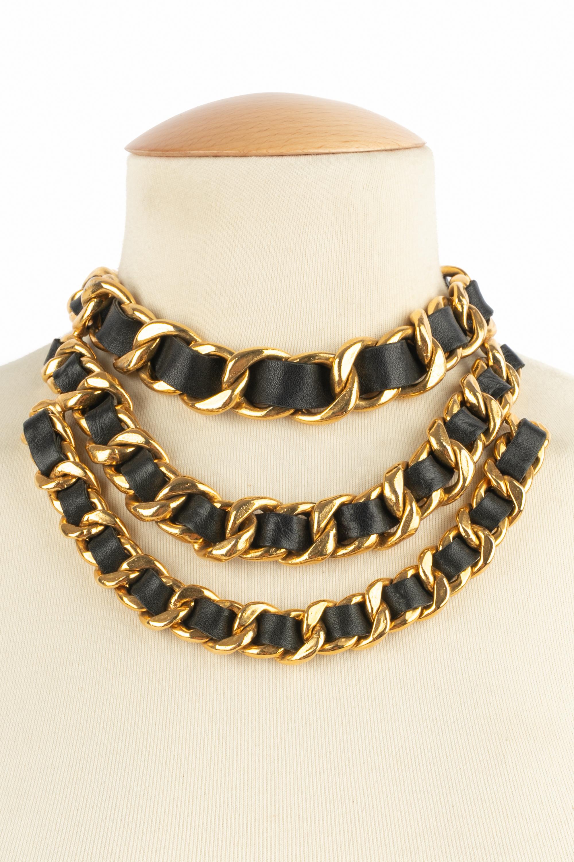 Chanel necklace Winter 1991 For Sale 5