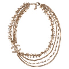 Chanel Necklace with CC Medallion, 2015