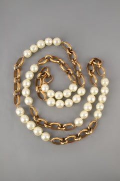 Chanel Necklace with Costume Pearls, 1993