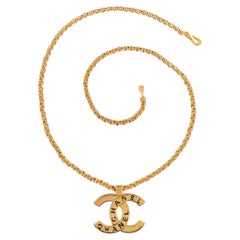 Vintage Chanel Necklace with Pendant, 1998