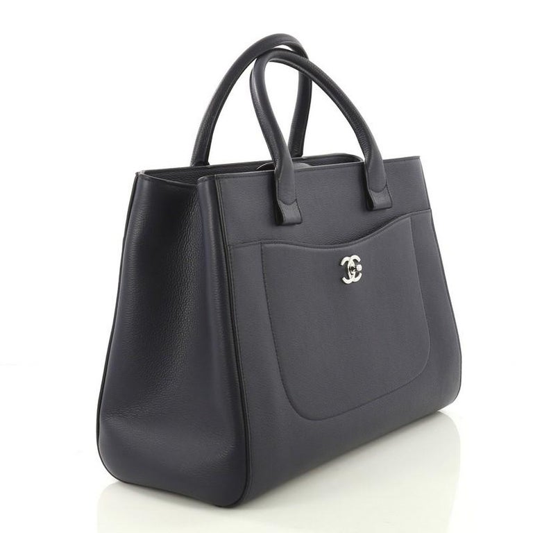 Chanel Neo Executive Tote Grained Calfskin Medium at 1stDibs