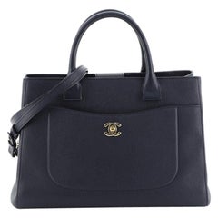 Chanel Neo Executive Tote Grained Calfskin Mini For Sale at 1stDibs