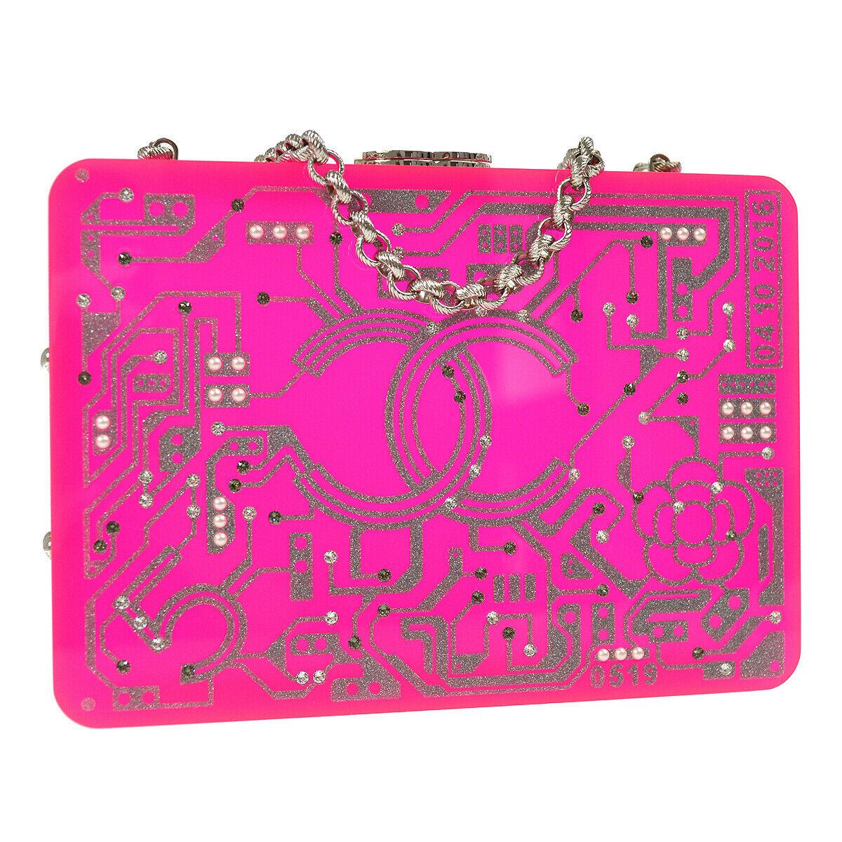 neon pink handbag