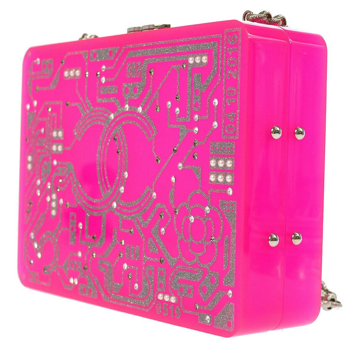 pink neon bag