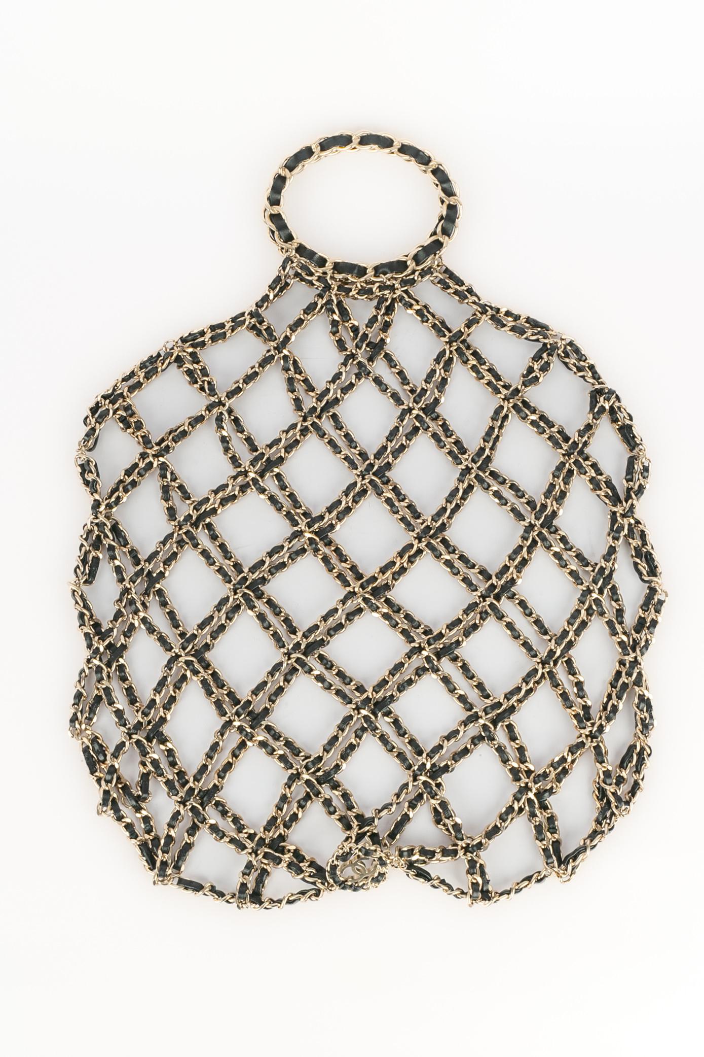 Chanel net bag 'Paris-Chenonceau' Pre-Fall 2021 en vente 4