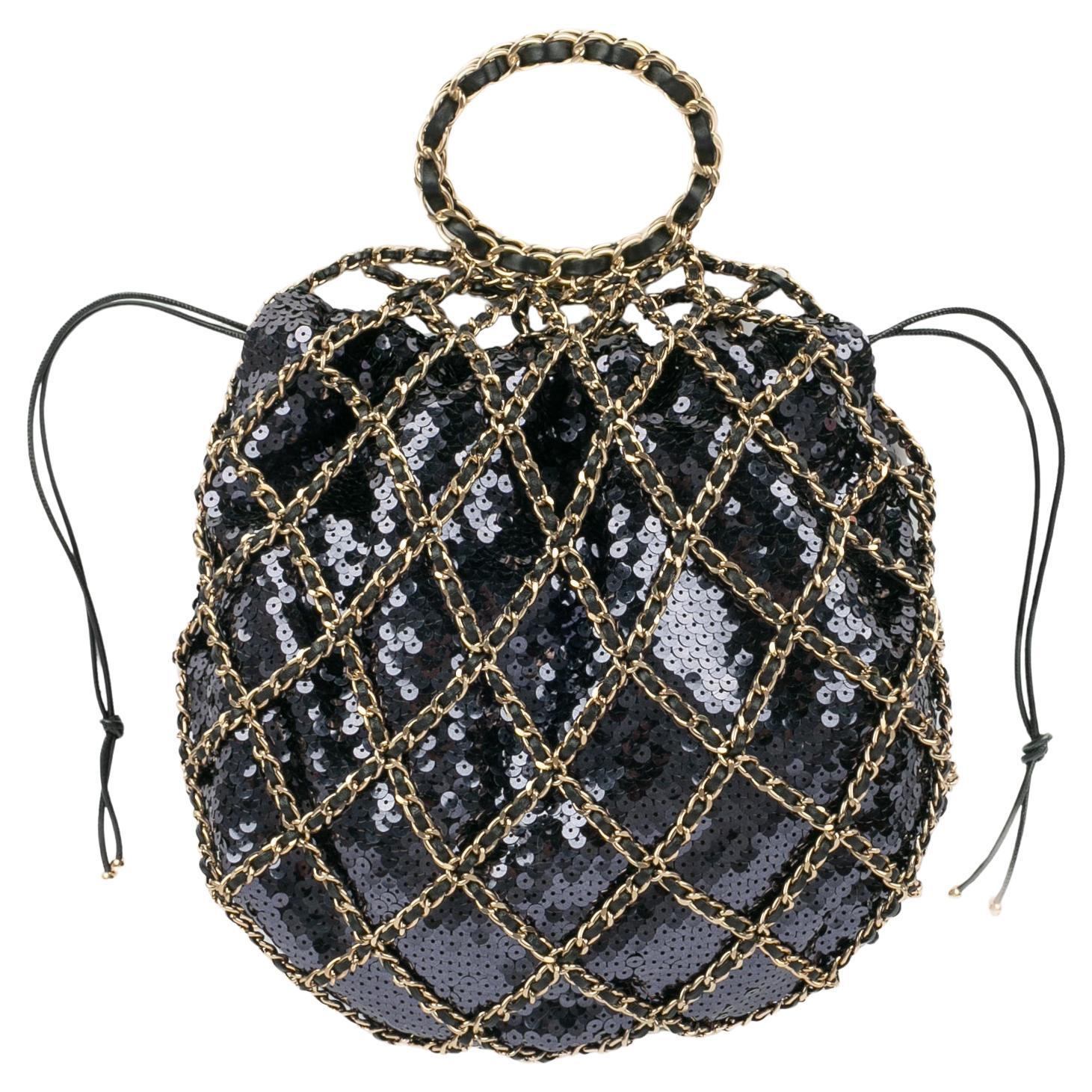 Chanel net bag 'Paris-Chenonceau' Pre-Fall 2021 en vente