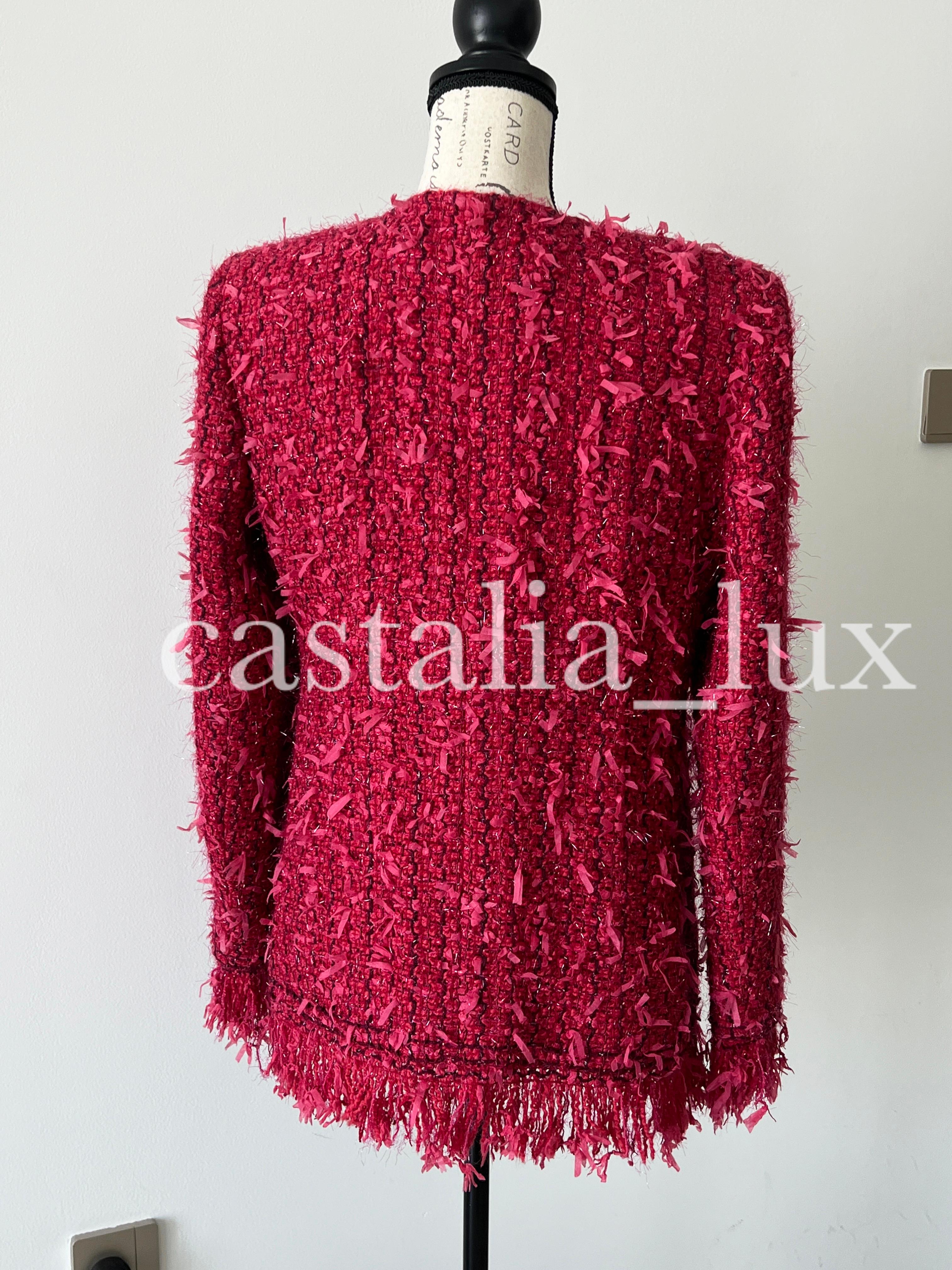 Chanel Nouveau 10K Paris / Cosmopolite Lesage Veste en tweed en vente 10