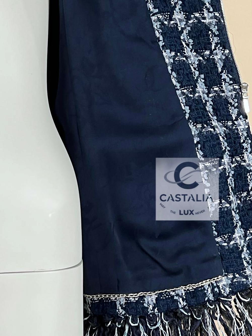 Chanel New 11K$ Paris / Dallas Runway Tweed Jacket 11