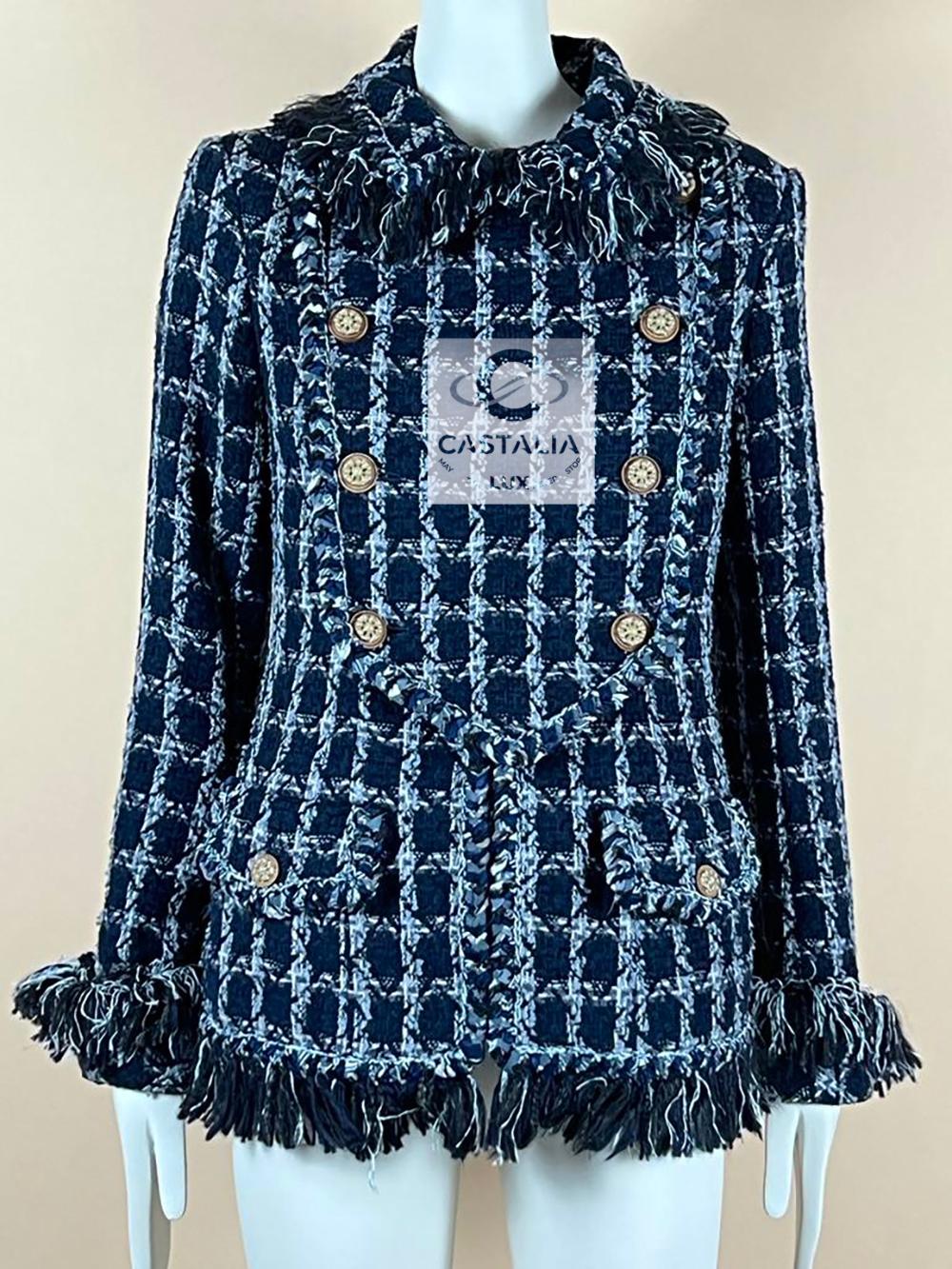 Chanel New 11K$ Paris / Dallas Runway Tweed Jacket 1